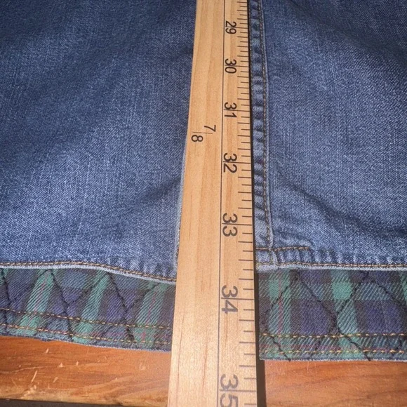 Banana Republic Men's XL‎ Denim Shacket Quilted Lined Heavy Cotton Jacket Blue - Picture 9 of 12